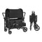 VEVOR Wagon Stroller for 4 Kids Push Pull Collapsible Stroller 330LBS Loading