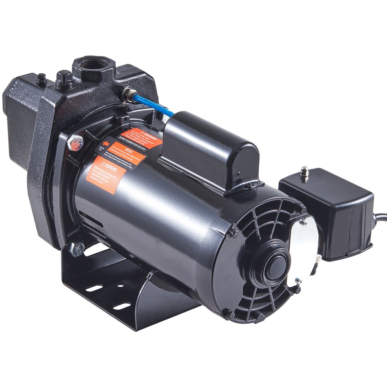 VEVOR 1.5 HP Cast Iron Sprinkler/Irrigation Pump, 115/230 Volt, 66 GPM 3450 RPM Shallow Well Jet Water Pump Booster, 1'' NPT Outlet 1-1/4'' NPT Inlet Lake Lawn Pump for Irrigation Sprinkler System 