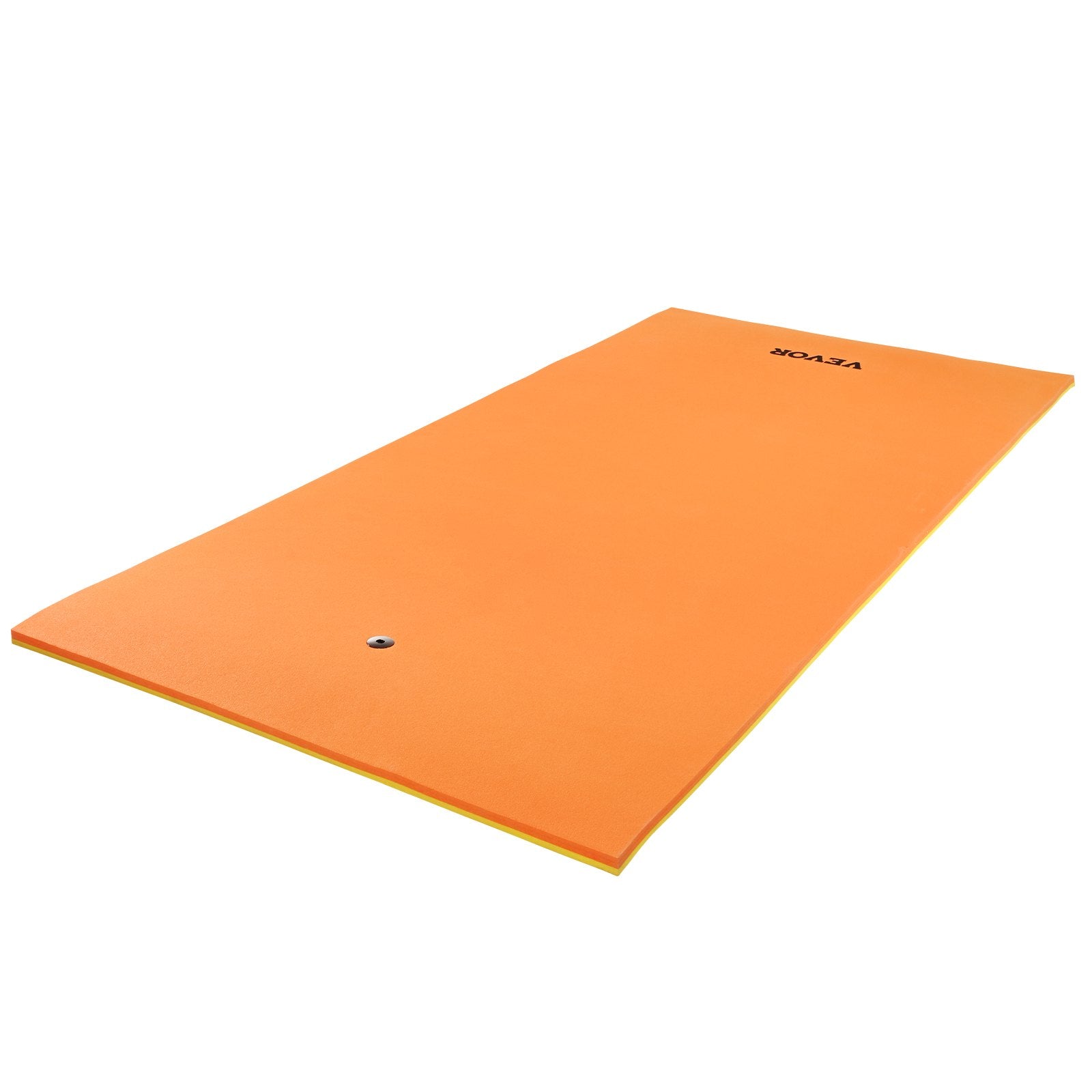 VEVOR Lily Pad Floating Mat, Large 12x6 FT Floating Water Pad, 3-Layer Floating Dock for Adults Kids, 1.3" Thick Tear-Resistant XPE Foam Raft, Floating Island for Lake, Pool, Ocean, Beach, and Boating 