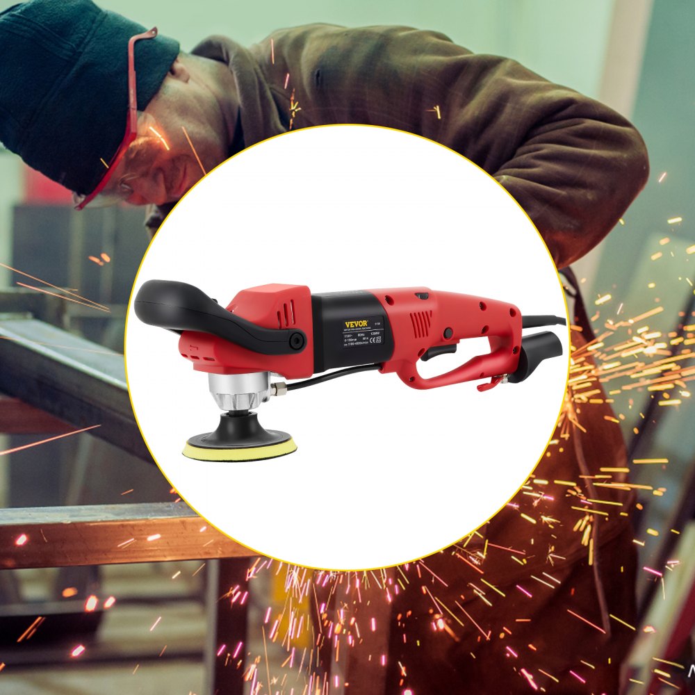 VEVOR Variable Speed Wet Polisher Grinder Upgrade Polishing Kit Granite Marble 