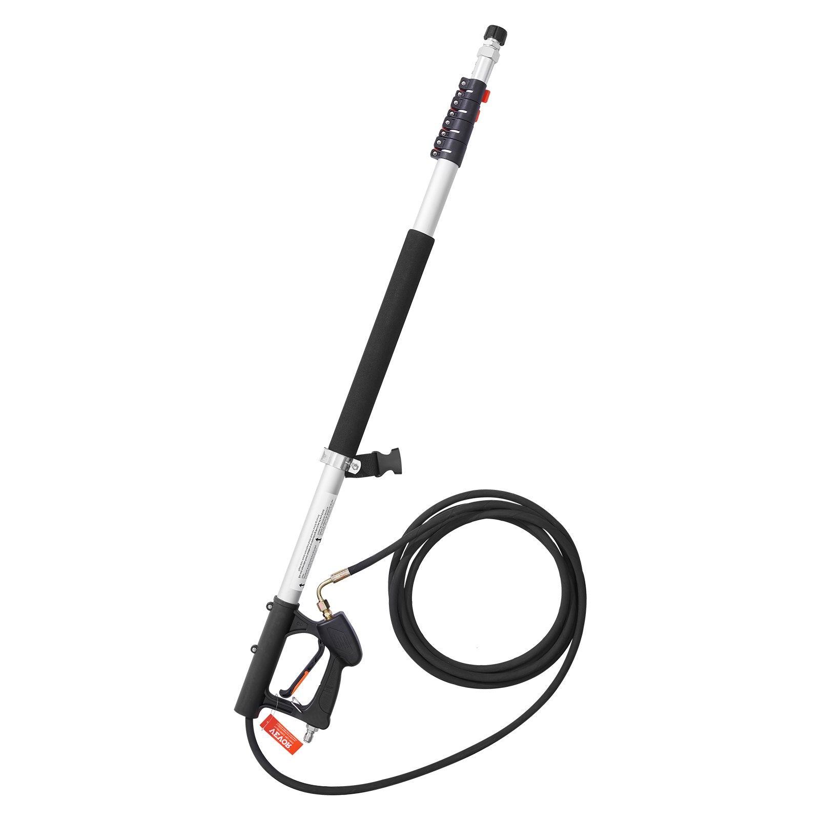 VEVOR Pressure Washer Telescoping Wand 18 ft Brush Head Telescopic Spray Wand 
