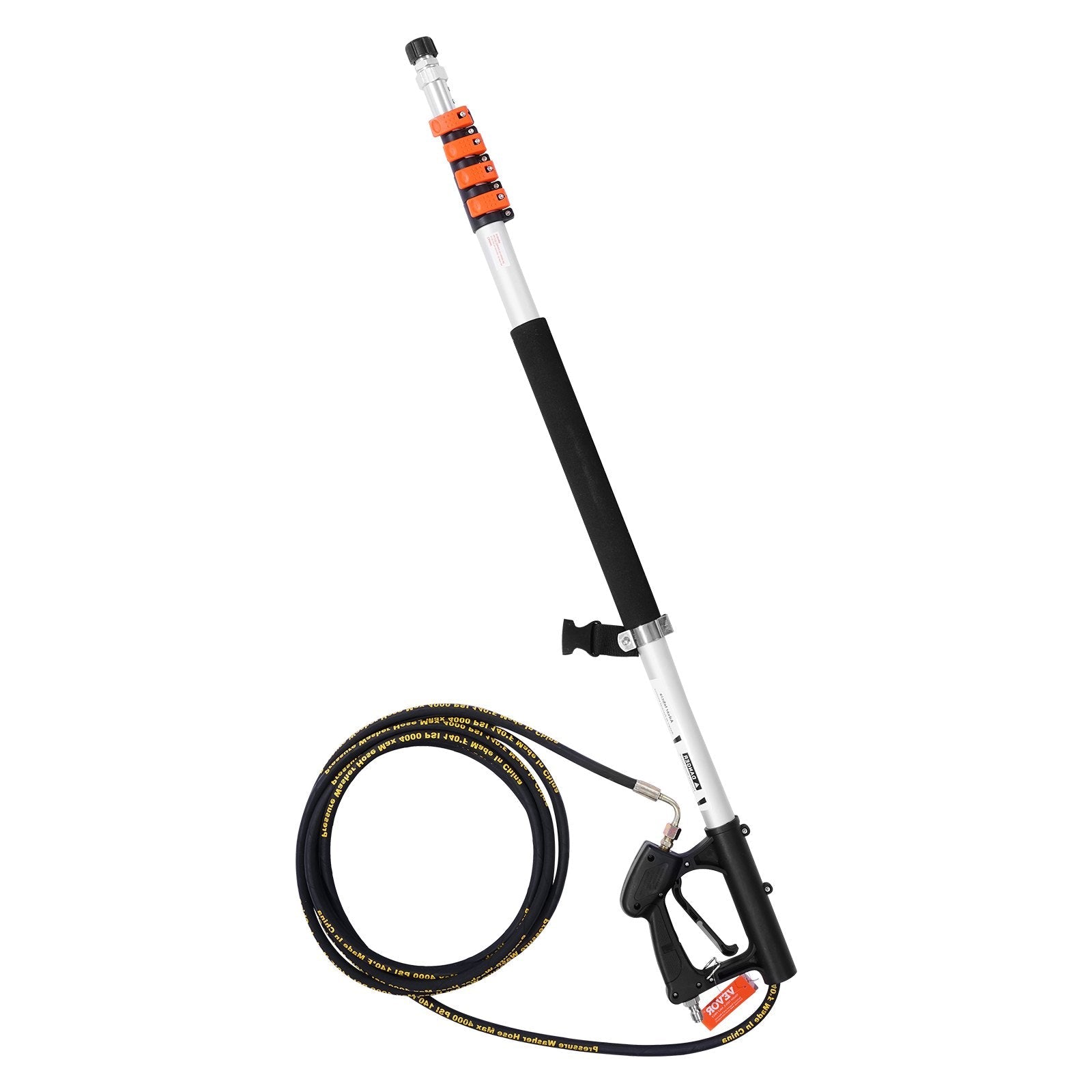 VEVOR Pressure Washer Telescoping Wand 18 ft Brush Head Telescopic Spray Wand 