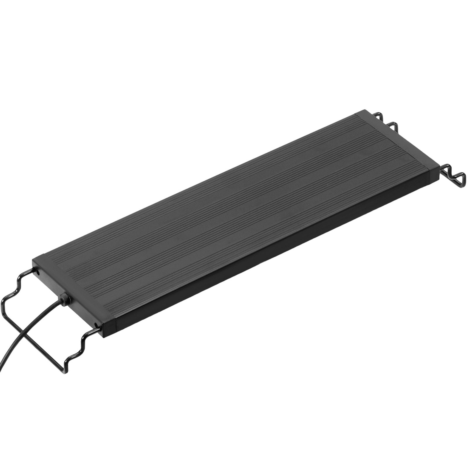 VEVOR Aquarium Light, 10W Full Spectrum Fish Tank Light with 5 Levels Adjustable Brightness, Adjustable Timer and Power-Off Memory, with ABS Shell Extendable Brackets for 12"-18" Freshwater Fish Tank 