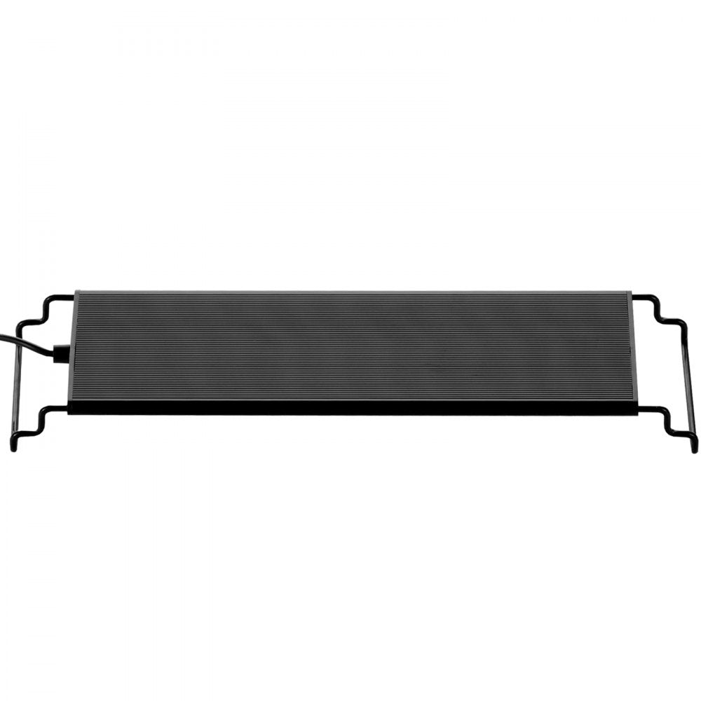 VEVOR Aquarium Light with LCD Monitor, 14W Full Spectrum Fish Tank Light with 24/7 Natural Mode, Adjustable Brightness & Timer - Aluminum Alloy Shell Extendable Brackets for 12"-18" Freshwater Tank 