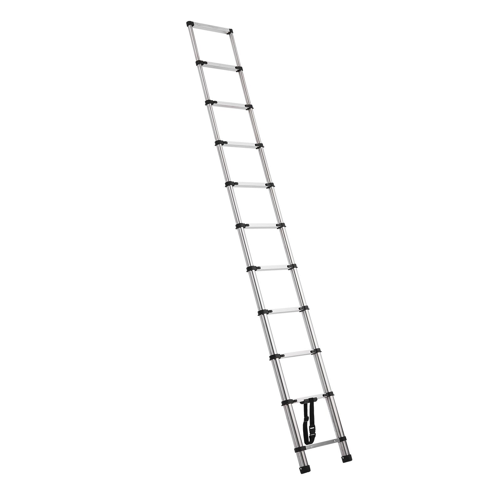 VEVOR Telescoping Ladder Stainless Steel Extension Step 10.5ft Portable Ladders 