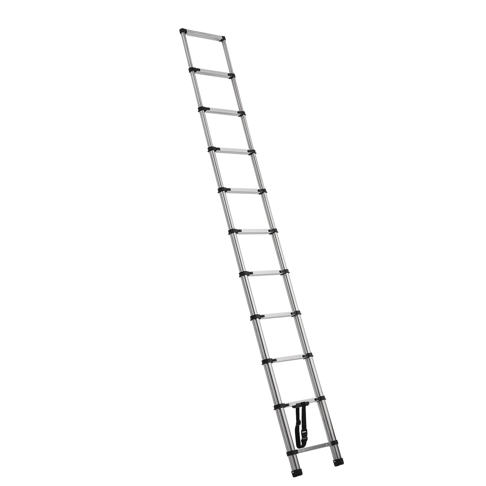 VEVOR Telescoping Ladder Stainless Steel Extension Step 12.5ft Portable Ladders 