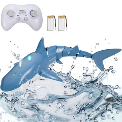 VEVOR Remote Control Shark Toy 2.4 GHz High Speed RC Boat for Kids Adults Gift 