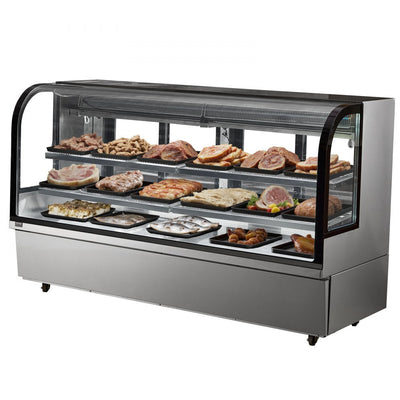 VEVOR Refrigerated Display Case Bakery Display Fridge Case 32 cu ft/901L 4-Tier 