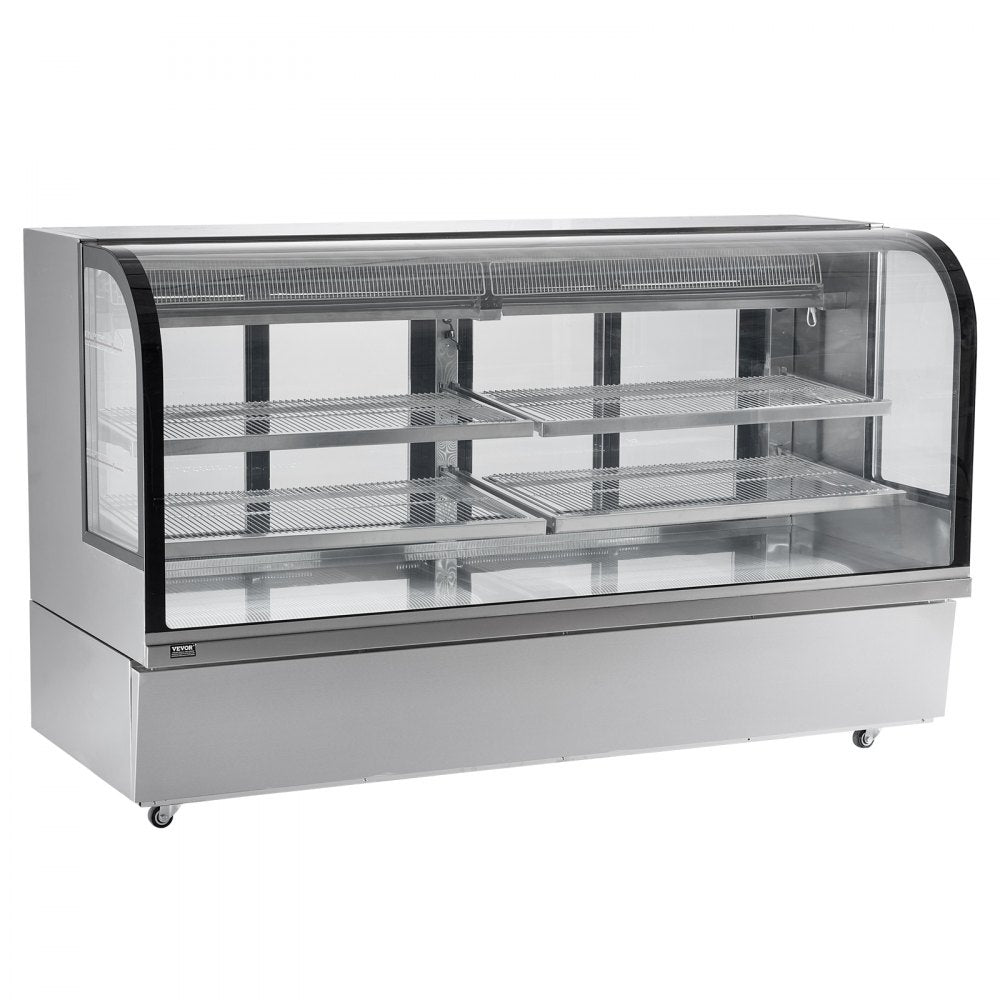 VEVOR Refrigerated Display Case Bakery Display Fridge Case 32 cu ft/901L 4-Tier 