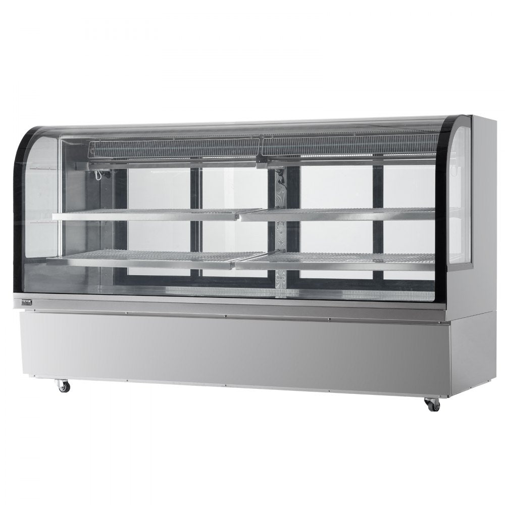 VEVOR Refrigerated Display Case Bakery Display Fridge Case 32 cu ft/901L 4-Tier 