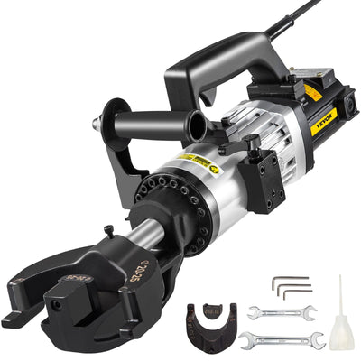 VEVOR Hand Held Rebar Bender, 1500 Wattage, Electric Rebar Bender, 25 mm Max Rebar Diameter, Portable Hydraulic Electric Rebar Steel Bender, Bending Machine for Bending Rebar, Steel Bar, Steel Rod 
