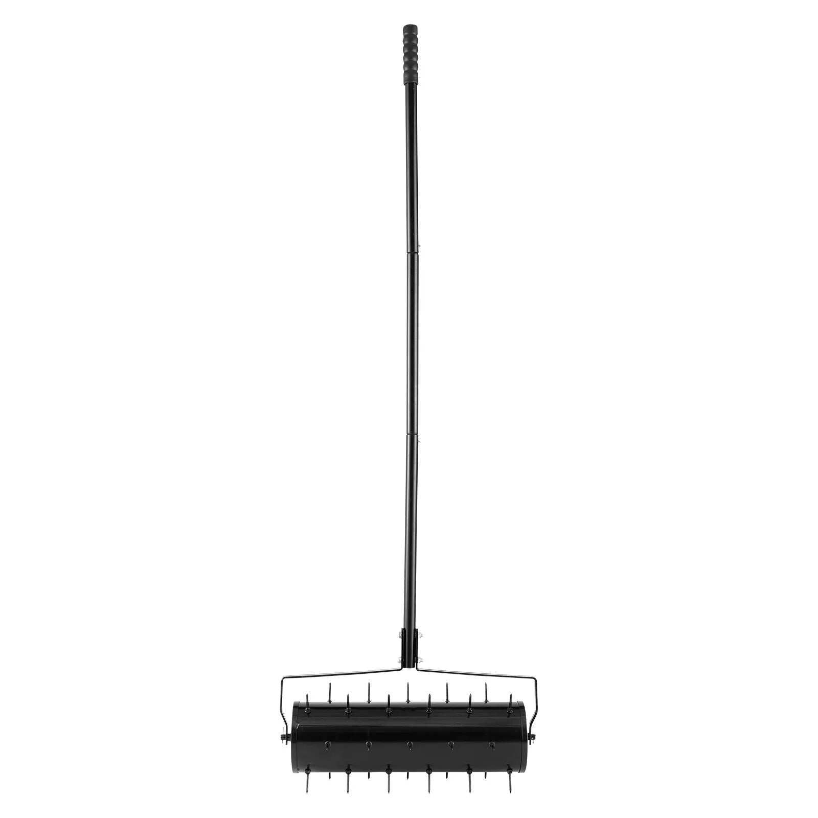 VEVOR Rolling Lawn Aerator 21" Heavy-Duty Manual Rolling Aerator Lawn Black