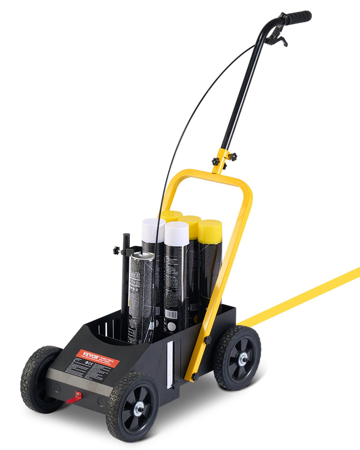 VEVOR Striping Line Marking Machine 24 x 13 x 35.4 in Striping Machine Black 
