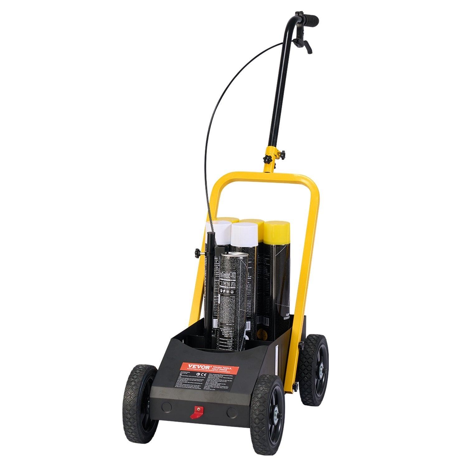 VEVOR Striping Line Marking Machine 24 x 13 x 35.4 in Striping Machine Black 