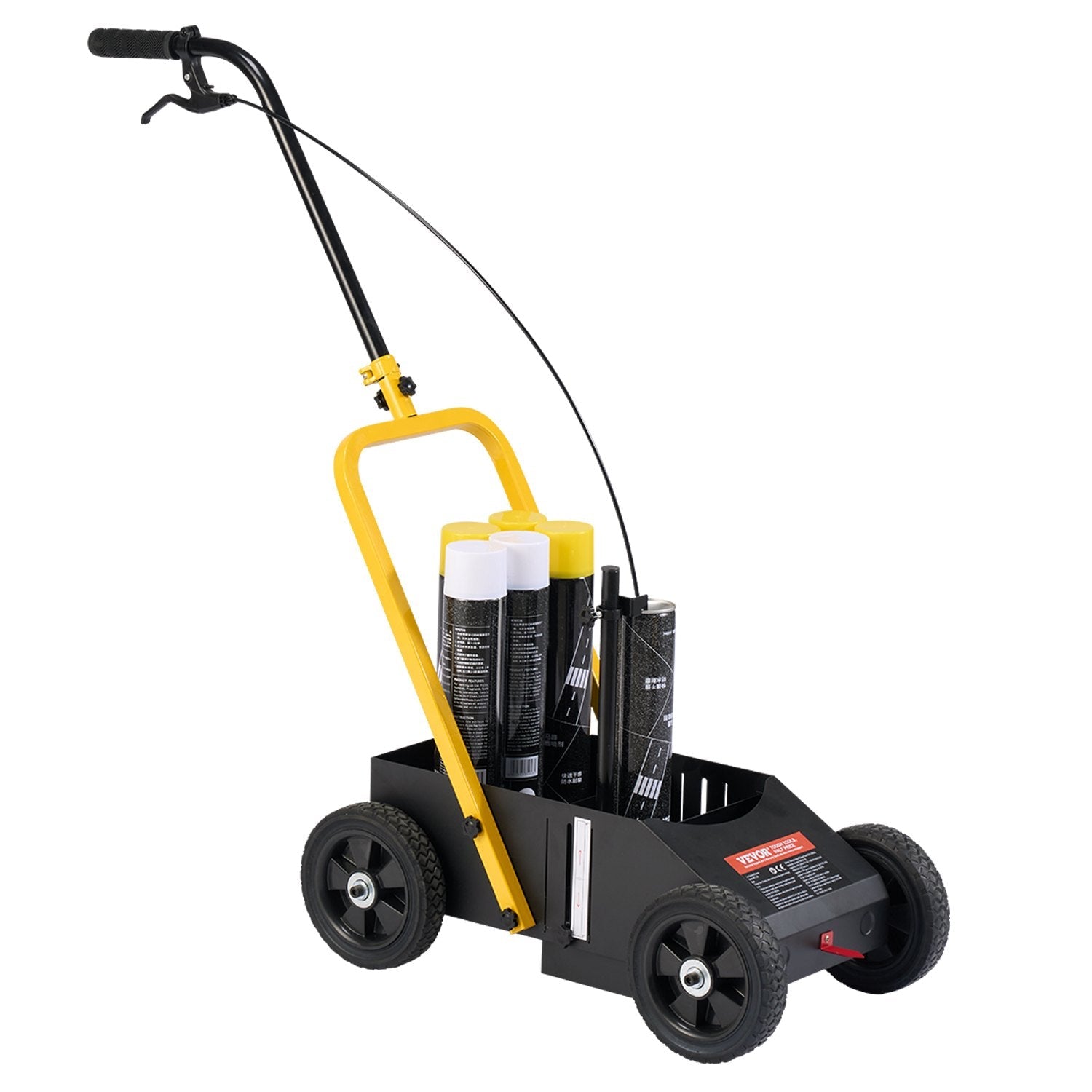 VEVOR Striping Line Marking Machine 24 x 13 x 35.4 in Striping Machine Black 