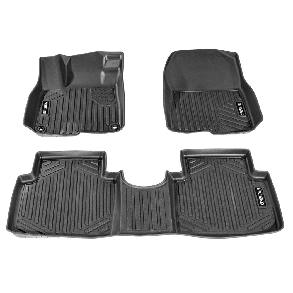 VEVOR Automotive Floor Mats Fits for Honda CR-V (Hybrid Models) 2017-2022 3 pcs 