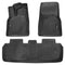 VEVOR Automotive Floor Mats Fits for Tesla Model Y 2021-2024 3 pcs TPE Liners