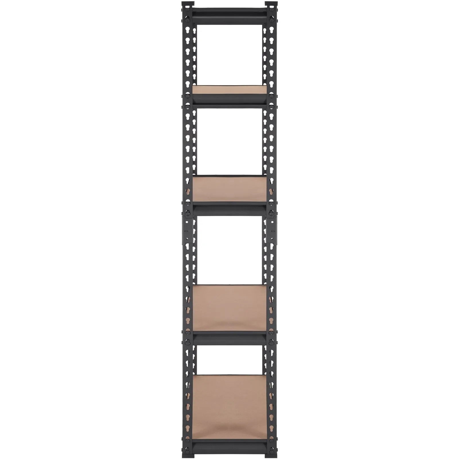 VEVOR Storage Shelving Unit, 5-Tier Adjustable, 2000 lbs Capacity, Heavy Duty Garage Shelves Metal Organizer Utility Rack, Black, 30" L x 12" W x 60" H for Kitchen Pantry Basement Bathroom Laundry