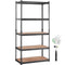 VEVOR Storage Shelving Unit, 5-Tier Adjustable, 2000 lbs Capacity, Heavy Duty Garage Shelves Metal Organizer Utility Rack, Black, 36