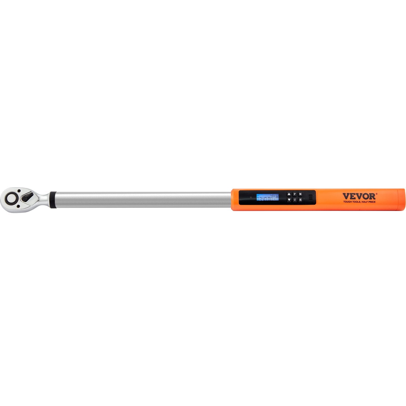 VEVOR Digital Torque Wrench, 1/2" Drive Electronic Torque Wrench, Torque Wrench Kit 25-250ft.lb/34-340n.m Torque Range Accurate to ±2%, 3-Mode Adjustable Torque Wrench Set with LED Buzzer Calibration 