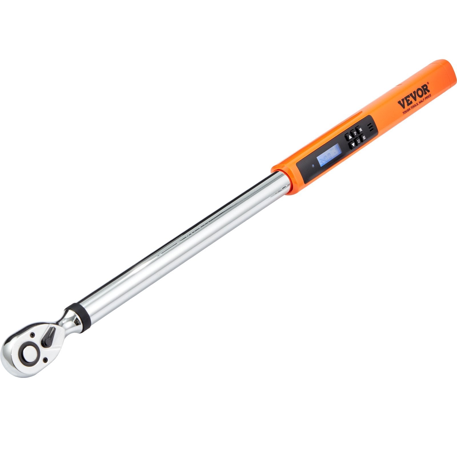 VEVOR Digital Torque Wrench, 1/2" Drive Electronic Torque Wrench, Torque Wrench Kit 25-250ft.lb/34-340n.m Torque Range Accurate to ±2%, 3-Mode Adjustable Torque Wrench Set with LED Buzzer Calibration 