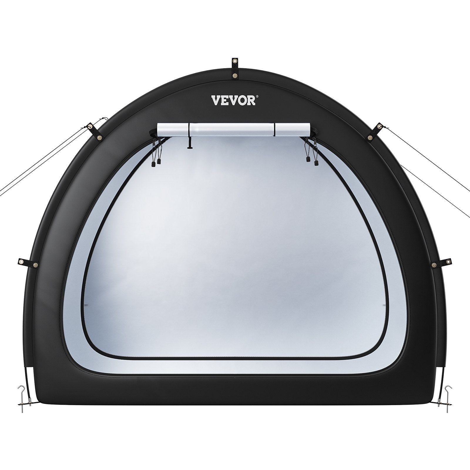 VEVOR Outdoor Bike Storage Tent Fan-Shaped Waterproof Bike Tent for 1 to 2 Bikes 