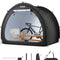 VEVOR Outdoor Bike Storage Tent Fan-Shaped Waterproof Bike Tent for 4 to 5 Bikes