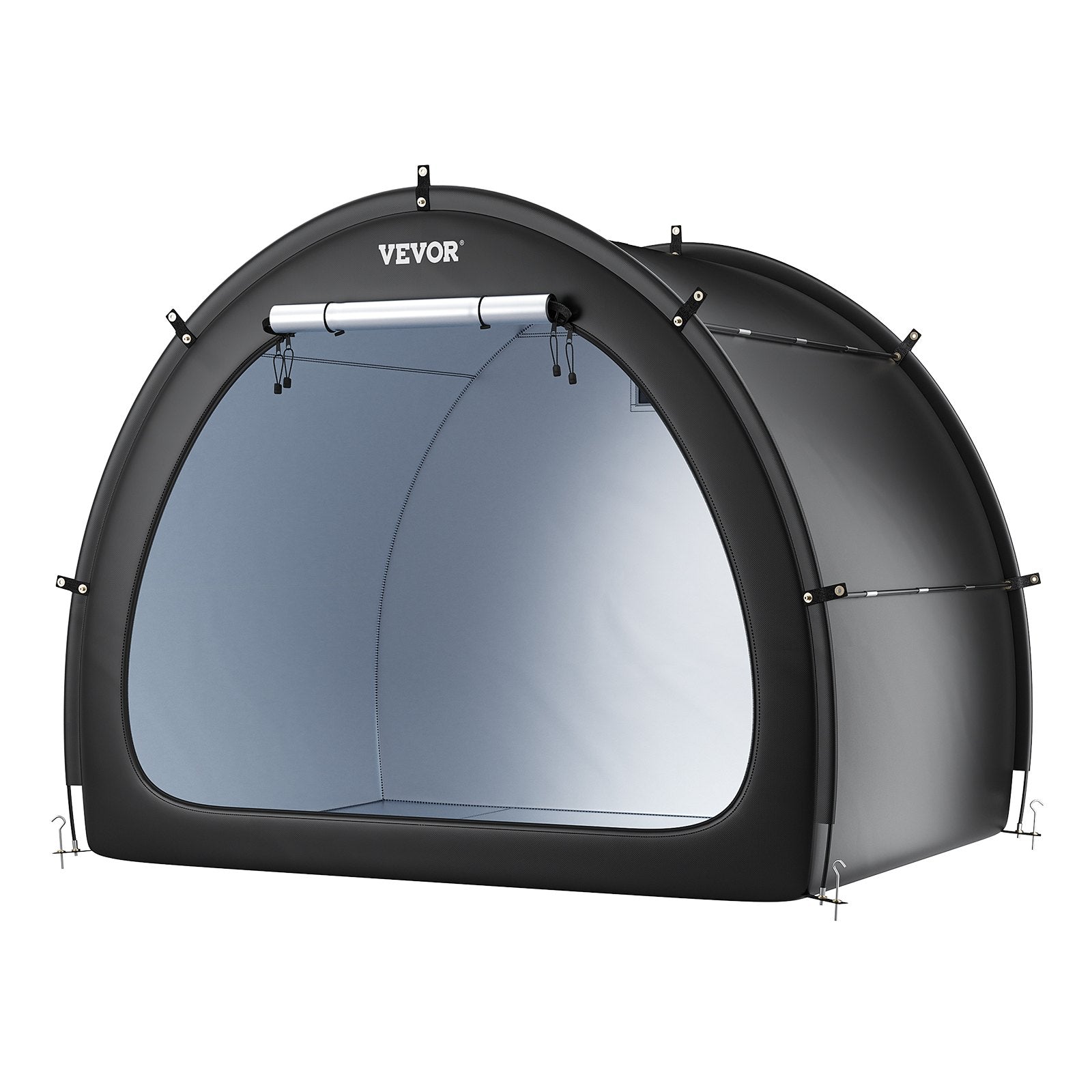 VEVOR Outdoor Bike Storage Tent Fan-Shaped Waterproof Bike Tent for 4 to 5 Bikes 