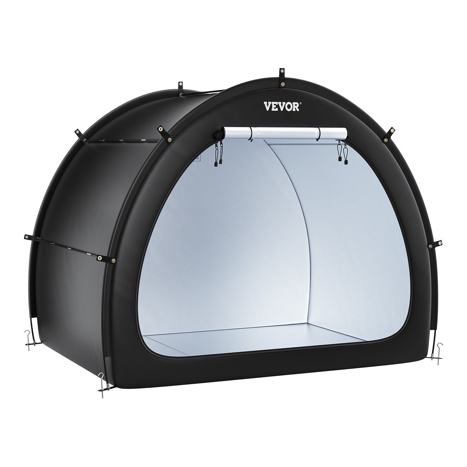 VEVOR Outdoor Bike Storage Tent Fan-Shaped Waterproof Bike Tent for 4 to 5 Bikes 