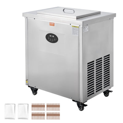 VEVOR Commercial Popsicle Machine, 2 Mould Set - 52 PCS Ice Pops Making Machine, Stainless Steel Commercial Ice Lolly Maker, Ice Sticks Popsicle Machine for Bar, Cafes, Milktea Store (26PCS / Mould Se 
