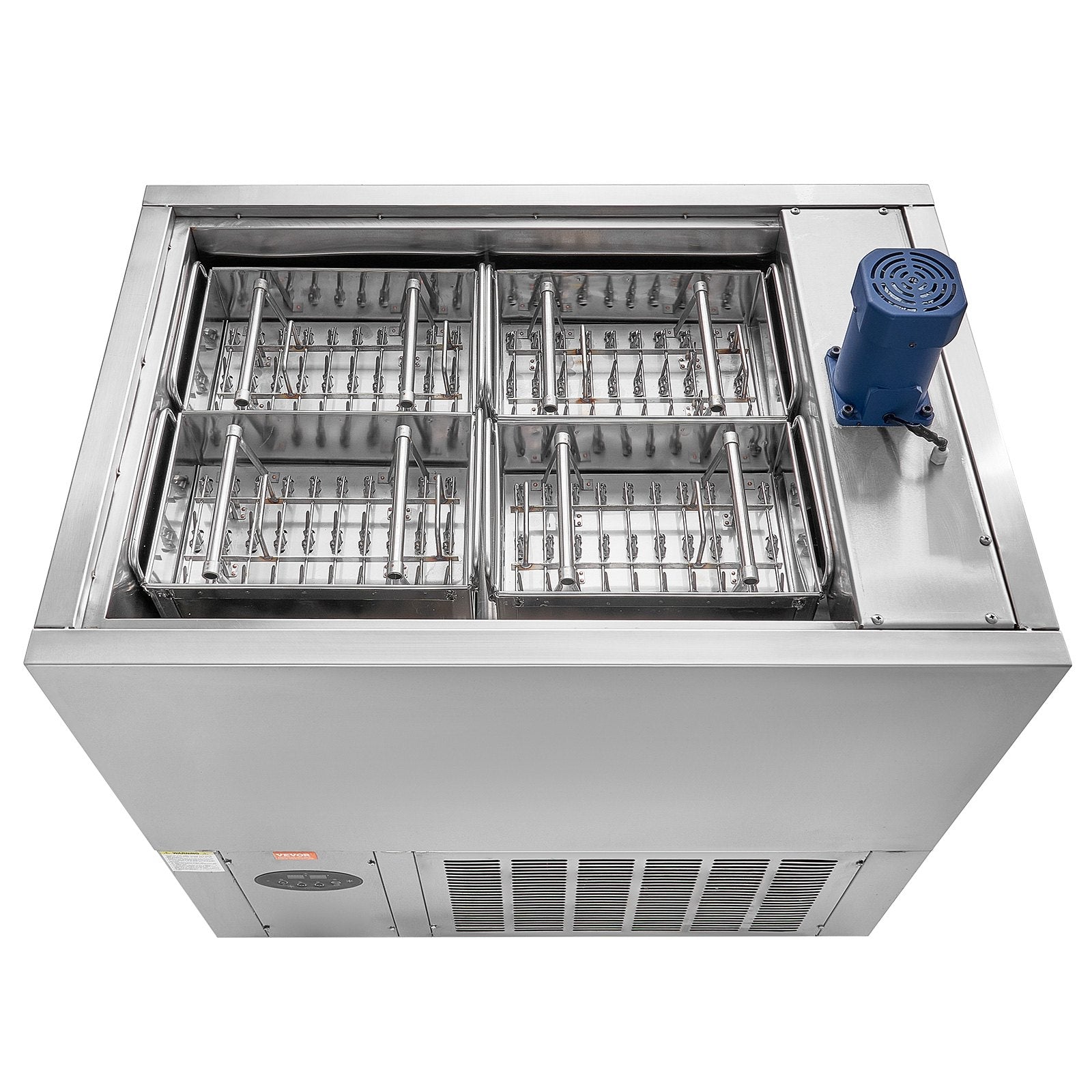 VEVOR Commercial Popsicle Machine, 4 Mould Set - 120 PCS Ice Pops Making Machine, Stainless Steel Commercial Ice Lolly Maker, Ice Sticks Popsicle Machine for Bar, Cafes, Milktea Store (30PCS / Mould S 