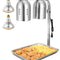 VEVOR Commercial Food Heat Lamp with 500W Bulbs for Food Restaurant & Buffet