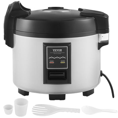 VEVOR Commercial Rice Cooker 45-Cup Non-Stick Pot 9L 12H Keep Warm Restaurant 