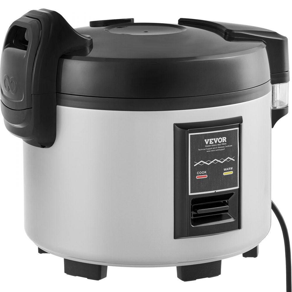 VEVOR Commercial Rice Cooker 45-Cup Non-Stick Pot 9L 12H Keep Warm Restaurant 