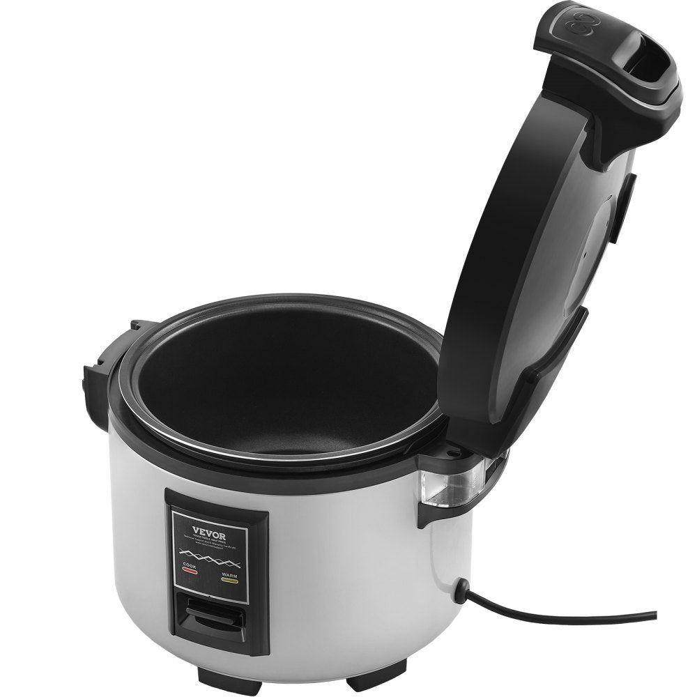 VEVOR Commercial Rice Cooker 45-Cup Non-Stick Pot 9L 12H Keep Warm Restaurant 