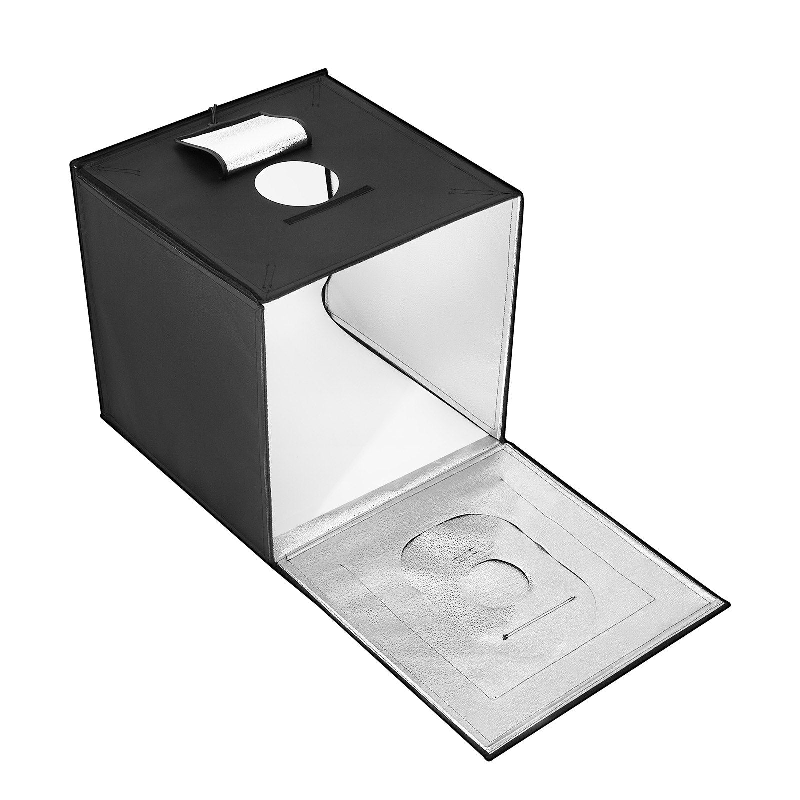 VEVOR Photo Studio Light Box 24"x24" 3000-5600K Adjustable 3 Color Temperatures 