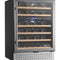 VEVOR Wine Cooler 46 Bottle Dual Zone Wine Refrigerator Glass Door Temp Control