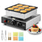 VEVOR 9PCS 76mm Dutch Pancake Maker Commercial Dorayaki Baker 850W Non-stick