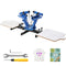 VEVOR 4 Color 2 Station Silk Screening Screenprint Press Screen Printing Machine