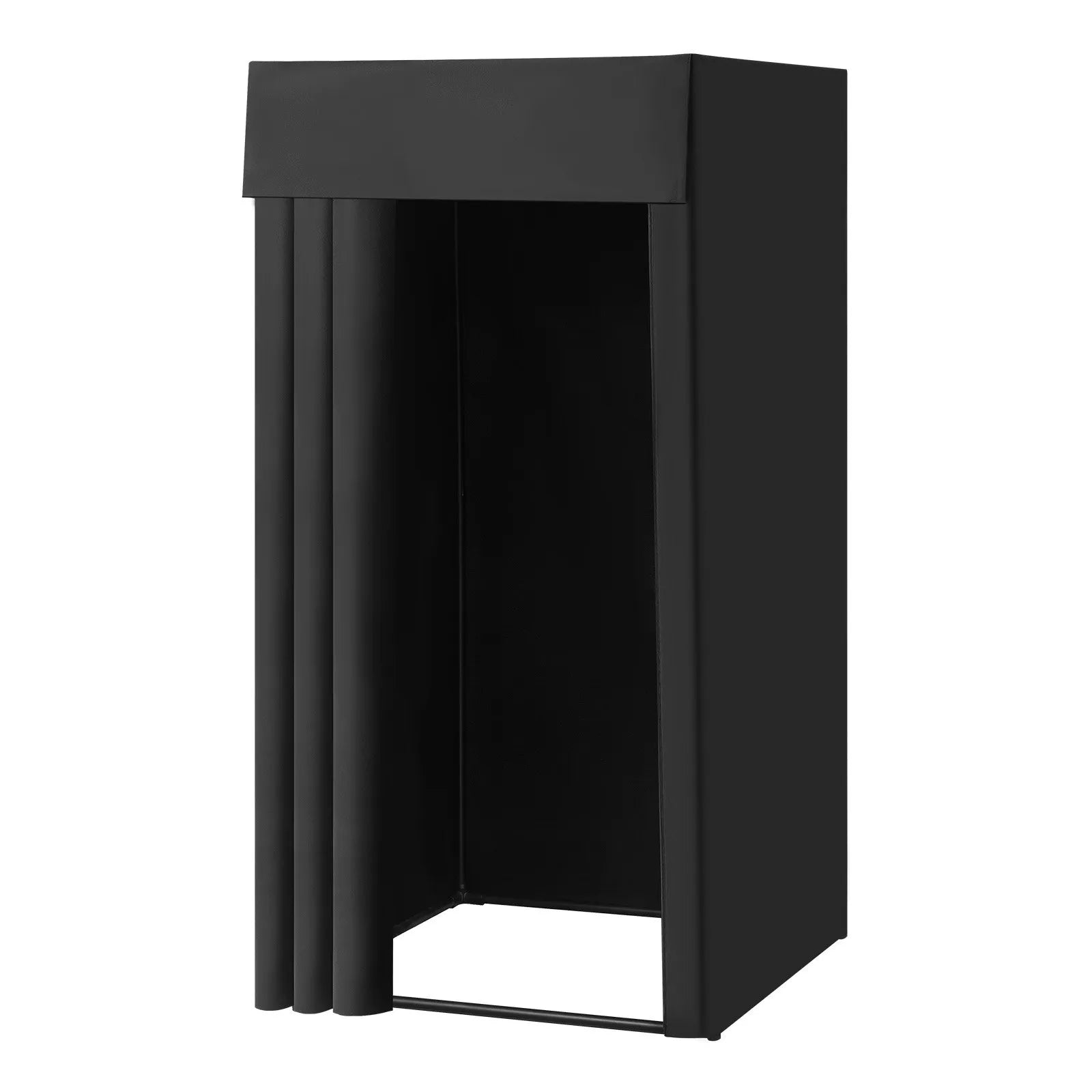 VEVOR Fitting Room Portable Dressing Room 39 x 39 x 78 in Privacy Space (Black)