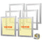 VEVOR Screen Printing Kit, 6 Pieces Aluminum Silk Screen Printing Frames, 18x20inch Silk Screen Printing Frame with 160 Count Mesh, High Tension Nylon Mesh and Sealing Tape for T-shirts DIY Printing
