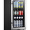 VEVOR Beverage Refrigerator Cooler 88 Can Mini Soda Beer Fridge with Glass Door