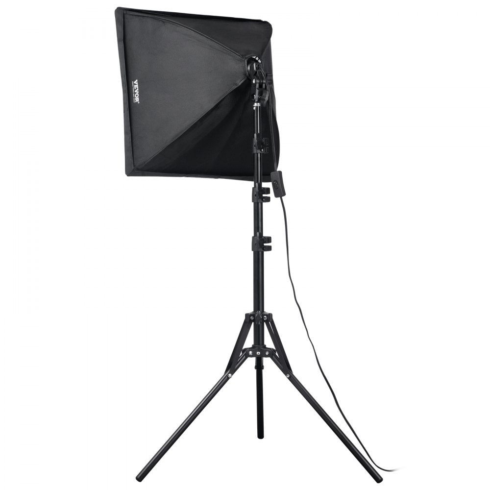 VEVOR Softbox Lighting Kit 16 in x 16 in 3000-6500K Adjustable for Shooting 