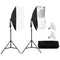 VEVOR Softbox Lighting Kit 20 in x 28 in 30W 5500K LED Bulbs Adjustable Stand