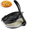 VEVOR Tortilla Press, 10 Inch Tortilla and Roti Maker, Cast Iron Heavy Duty Tortilladora Press, Pre-Seasoned Pataconera Maker with 100 Pcs Parchment Paper, Dough Maker for Flour Tortilla, Tawa, Silver