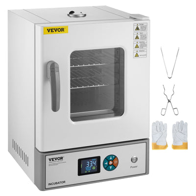 VEVOR Microbiological Lab Incubator 20L Precise Temp Control from 0°C to 70°C 