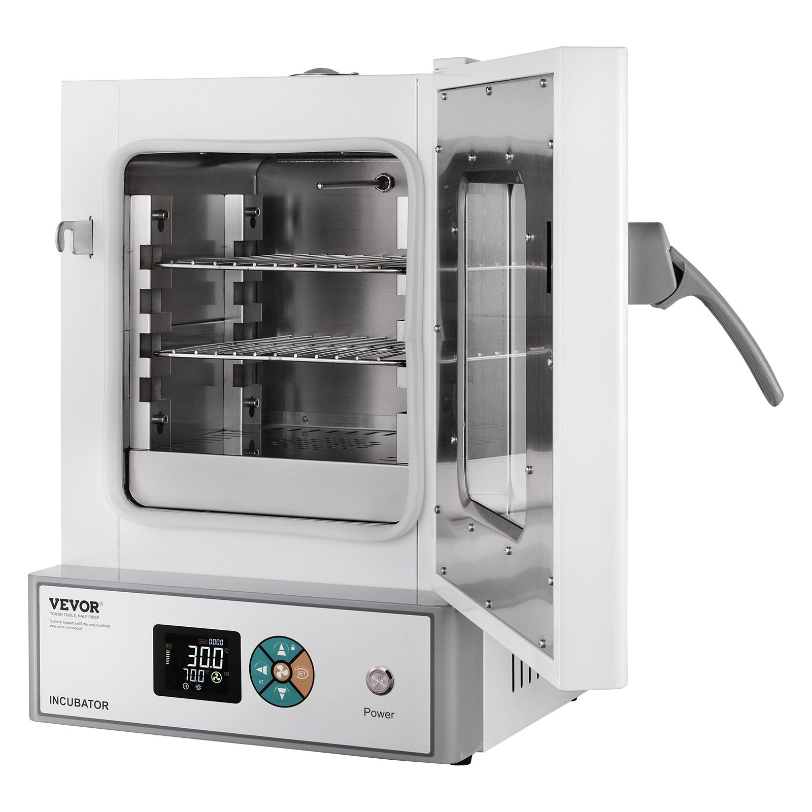 VEVOR Microbiological Lab Incubator 20L Precise Temp Control from 0°C to 70°C 
