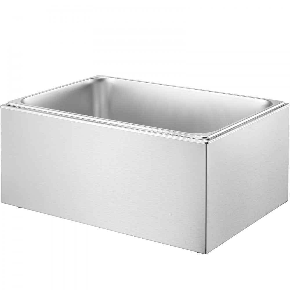 VEVOR Commercial Electric Food Warmer Countertop Buffet 1*19Qt Pan Bain Marie 