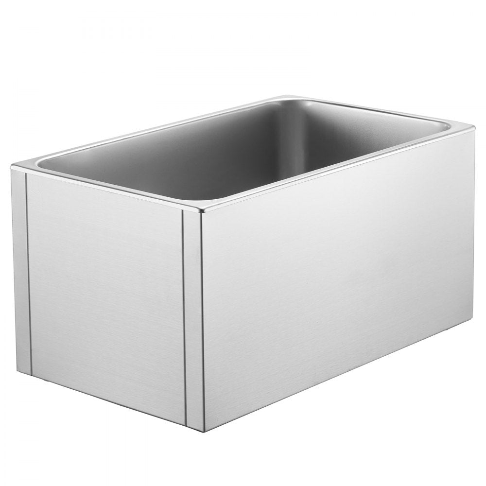 VEVOR Commercial Electric Food Warmer Countertop Buffet 19Qt 1200W Bain Marie 