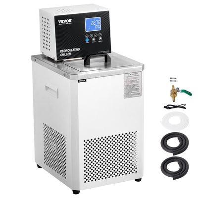 VEVOR Laboratory Chiller Circulator 6L Lab Recirculating Chiller 23°F-212°F 